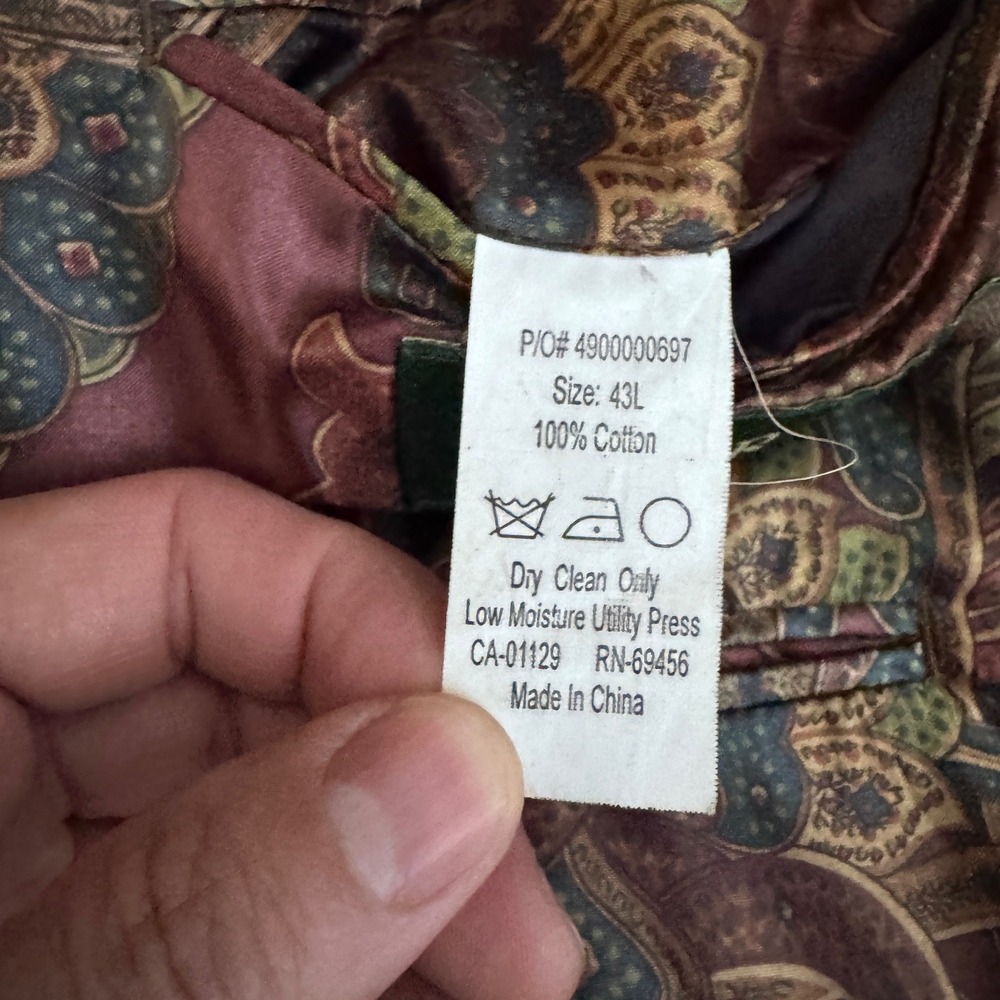 Lauren Ralph Lauren Sport Coat Mens 43L Brown Corduroy Elbow Patches Blazer - Picture 5 of 6